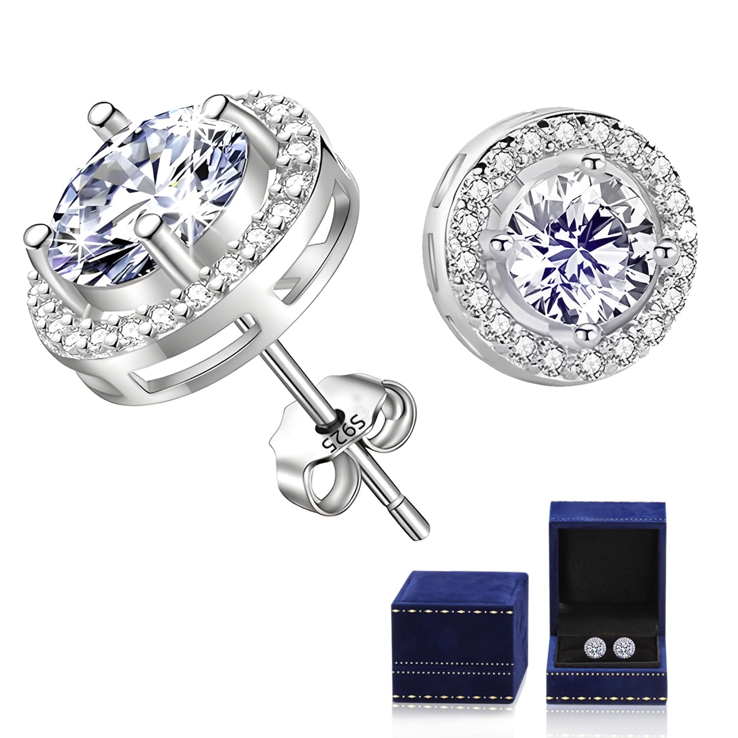 【美品】Gypphy ENAMEL MOISSANITE EARRING GYPPHY Enamel Moissanite Earring